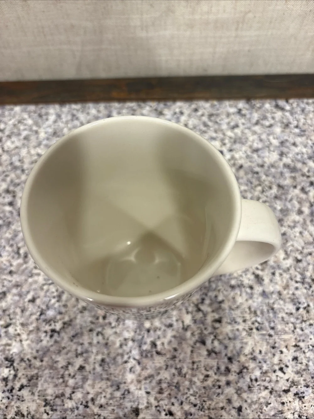 Starbucks White Tall Ceramic Coffee Mug - Classic Green Mermaid Logo - 12oz